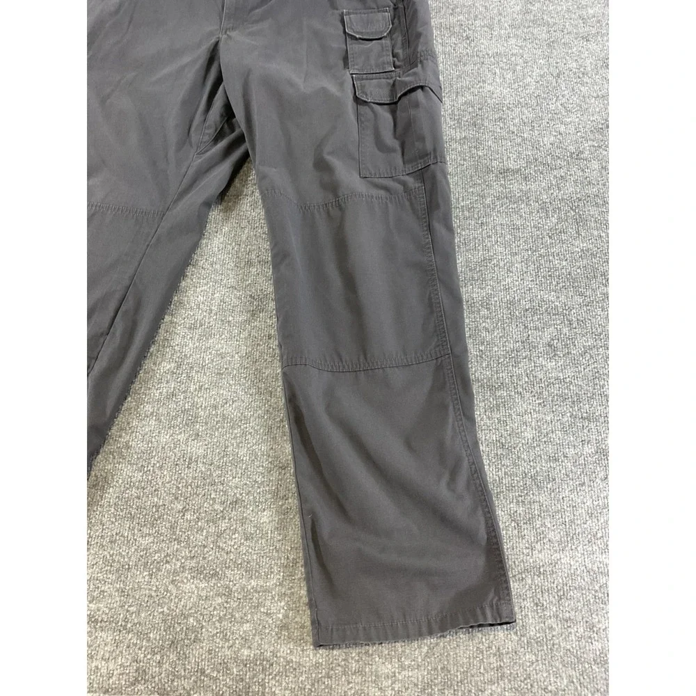 5.11 Tactical Pants Mens 38x35 Gray Cargo Utility Ripstop Workwear Outdoor Hikin